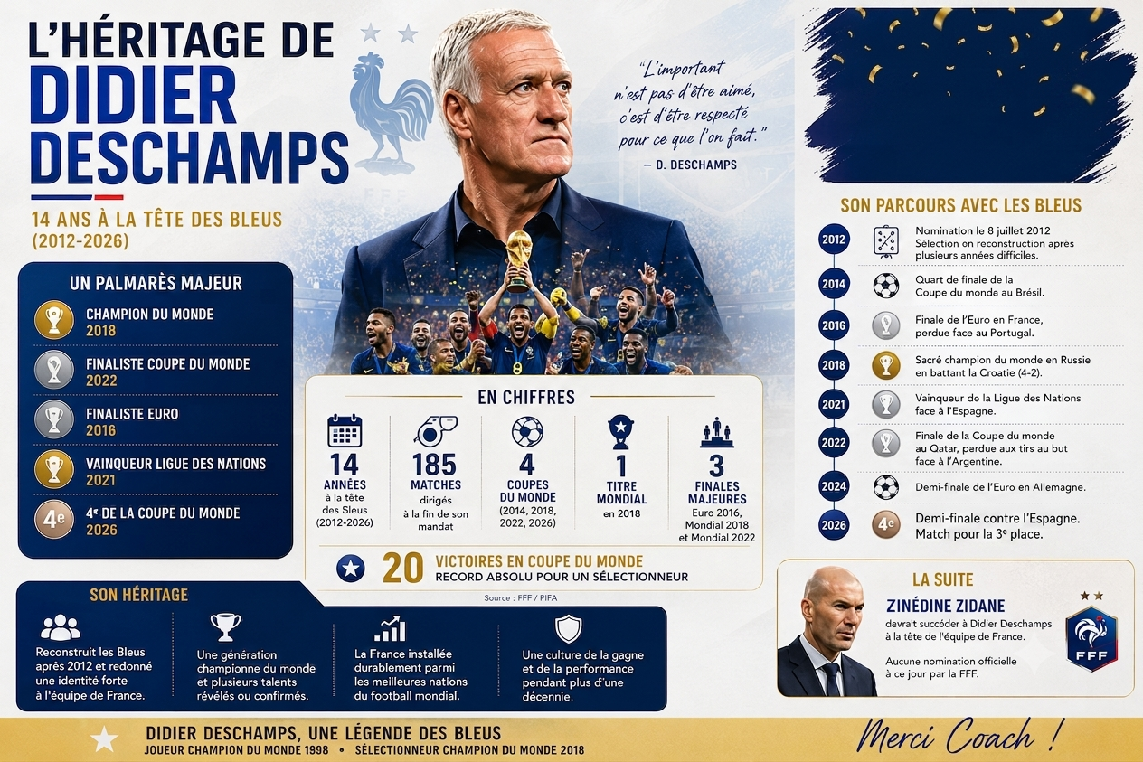 Didier Deschamps : quatorze ans à reconstruire et faire gagner les Bleus