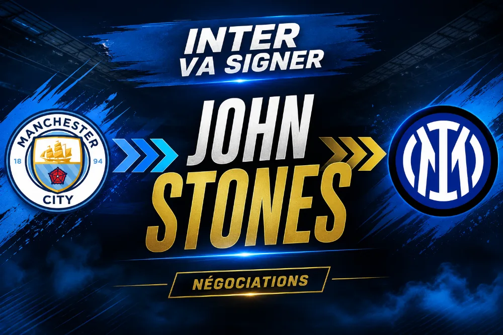 John Stones à l'Inter Milan : le défenseur anglais s'engage pour deux saisons