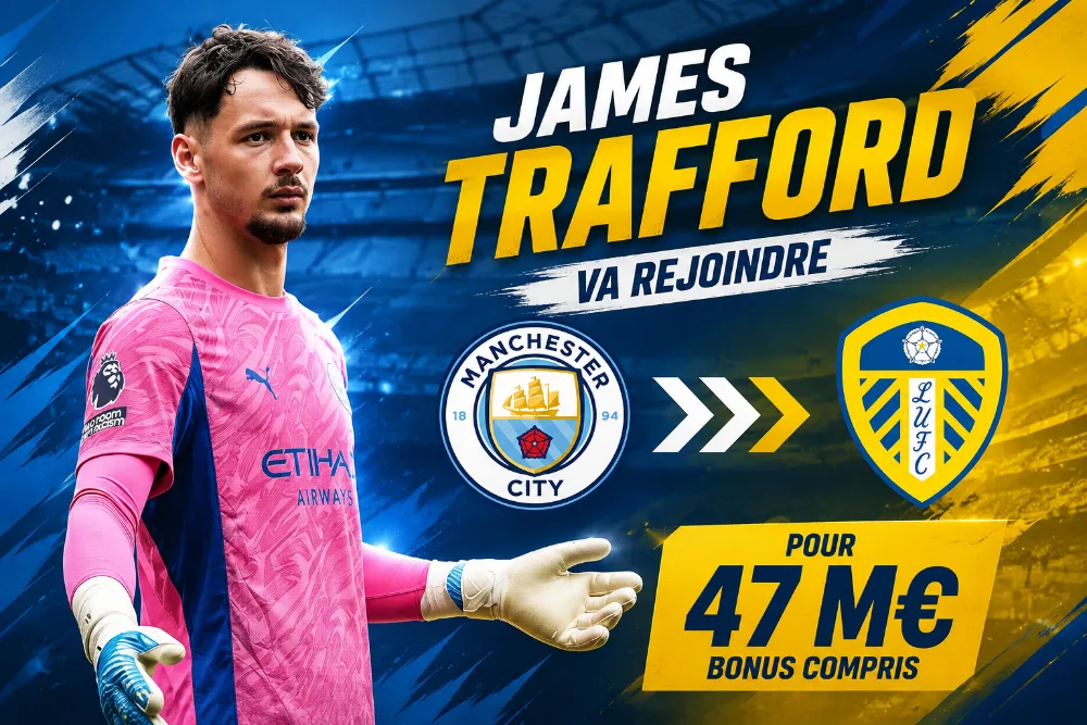 Leeds United s'offre James Trafford pour 47 millions d'euros