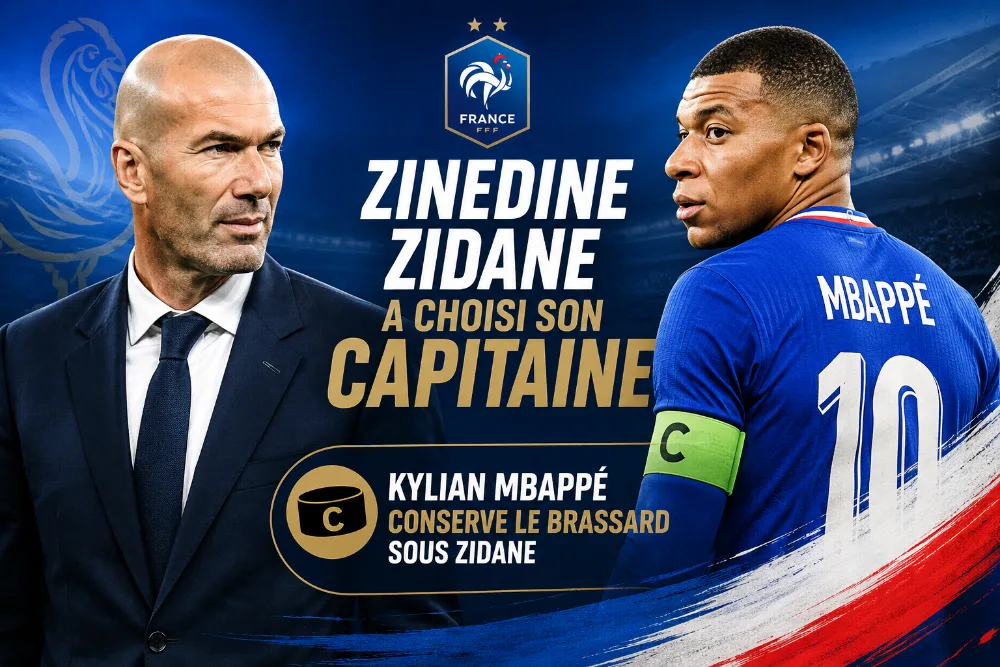 Équipe de France : Zidane prêt à conserver Mbappé comme capitaine