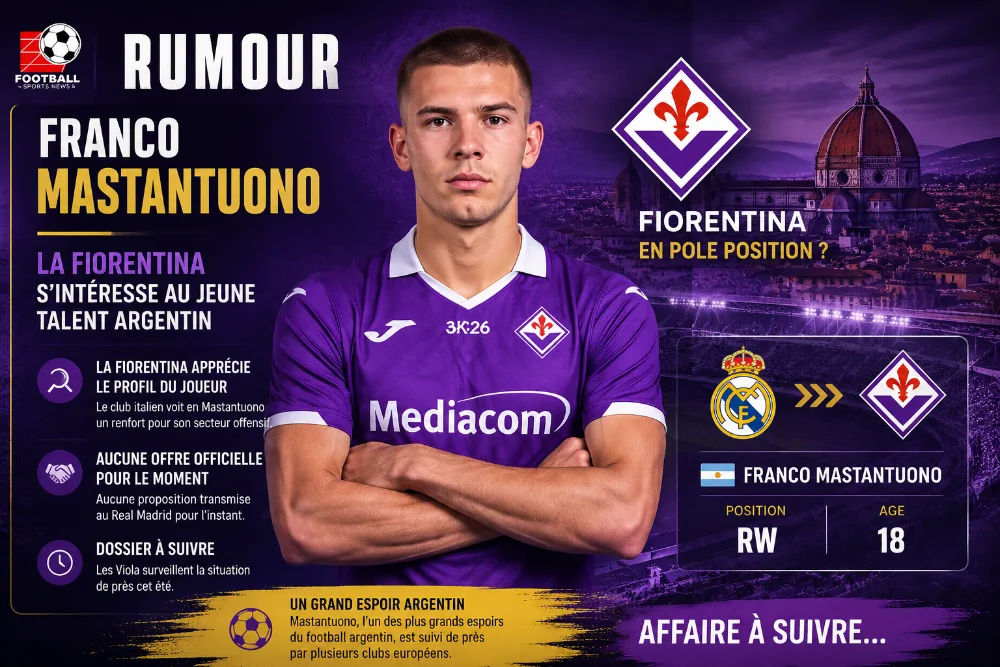 Mastantuono à la Fiorentina : Paratici explore une piste semée d'embûches