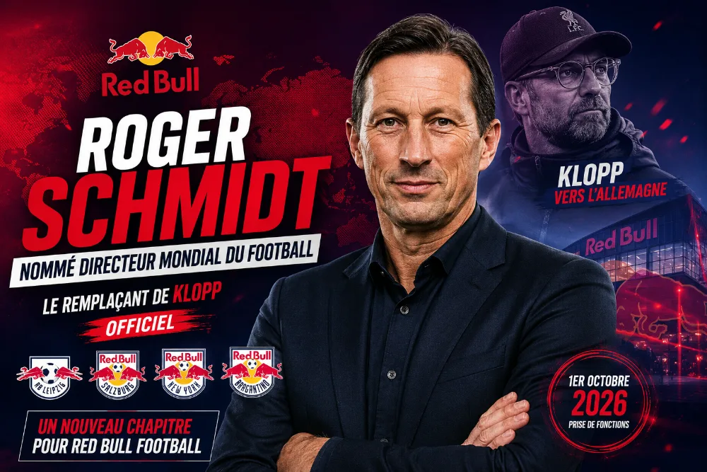 Red Bull tourne la page Klopp : Roger Schmidt nommé directeur mondial du football