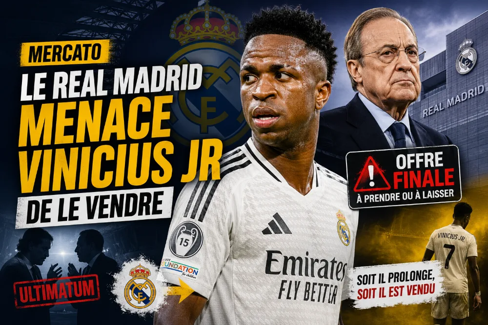 Mercato : le Real Madrid hausse le ton avec Vinicius Jr