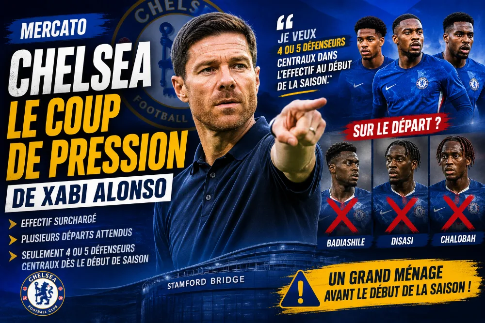 Chelsea : Xabi Alonso exige un dégraissage, plusieurs défenseurs sur le départ