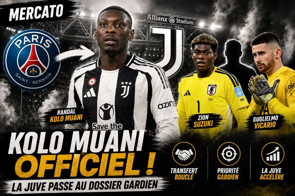 ⚪⚫ Kolo Muani officiellement à la Juventus : le prochain chantier est déjà lancé