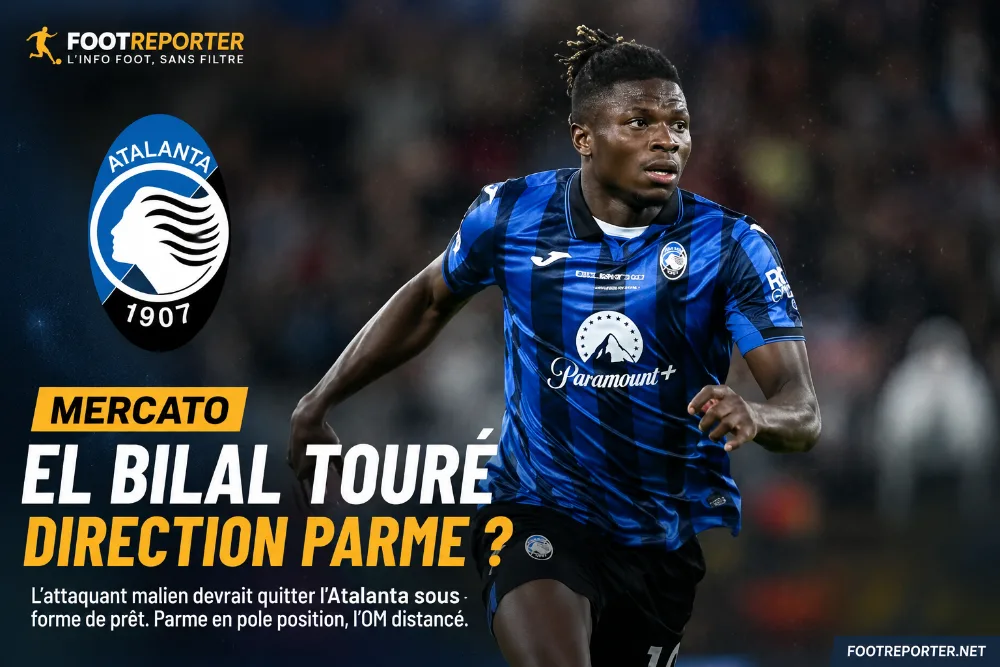 El Bilal Touré vers un nouveau prêt, l'OM s'éloigne du dossier