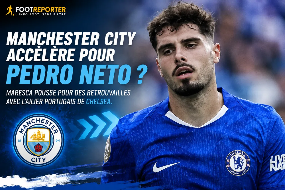 Manchester City accélère pour Pedro Neto : le premier grand coup de Maresca ?