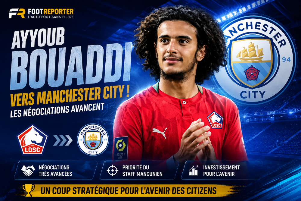 Mercato : Ayyoub Bouaddi se rapproche de Manchester City