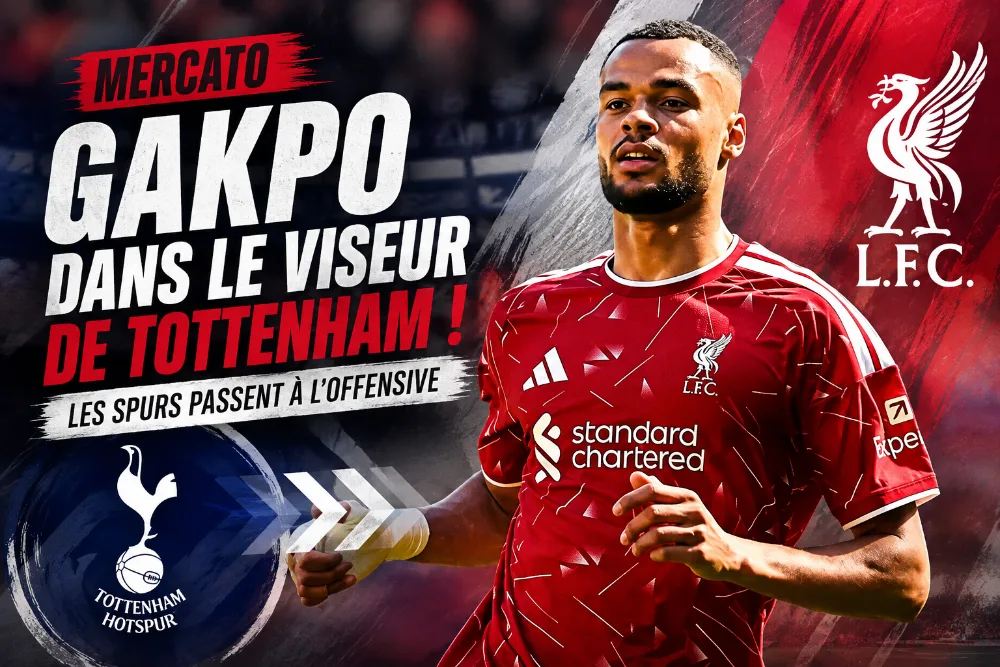 Cody Gakpo ciblé par Tottenham pour renforcer l'attaque des Spurs