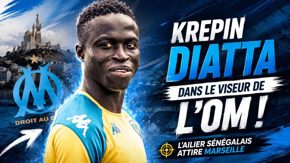 Krépin Diatta dans le viseur de l'OM pour cet été