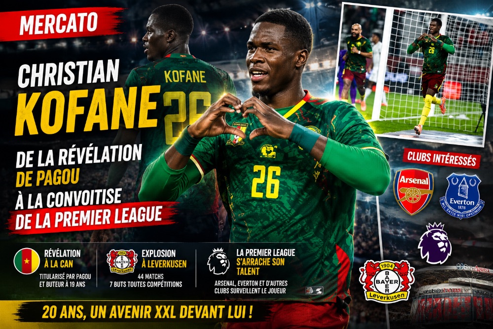 Christian Kofane : de la révélation de la CAN aux convoitises de la Premier League