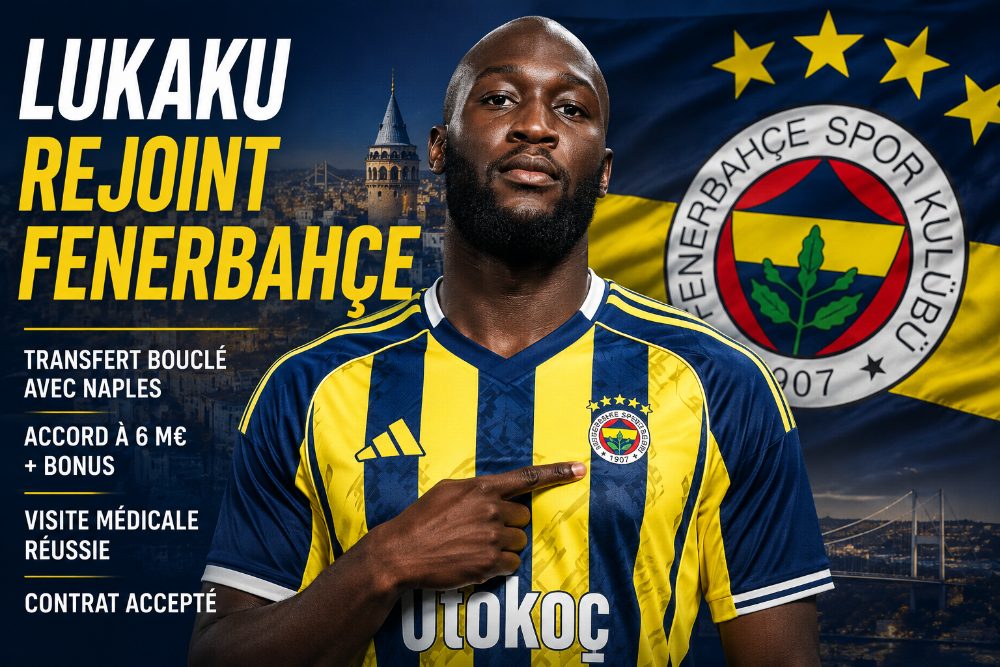 Lukaku quitte Naples pour Fenerbahçe