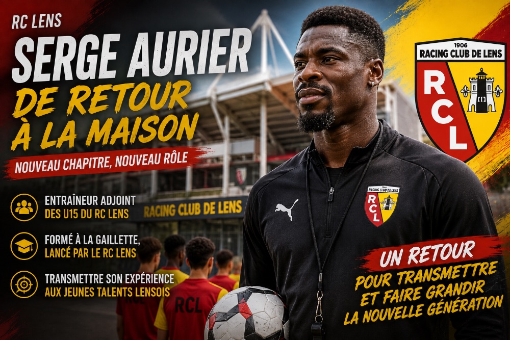 Serge Aurier de retour à Lens… comme entraîneur des U15