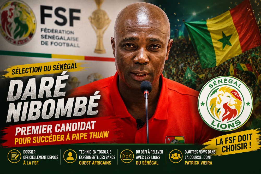 Daré Nibombé candidat au banc du Sénégal pour succéder à Pape Thiaw