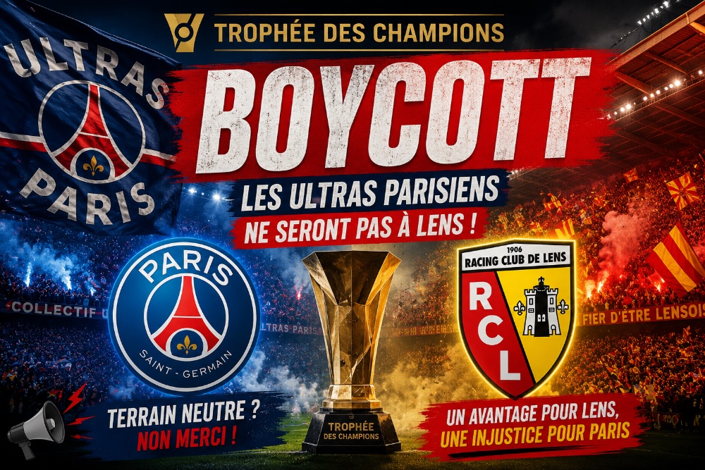 Trophée des Champions : les Ultras Paris boycottent Bollaert et mettent la LFP en cause