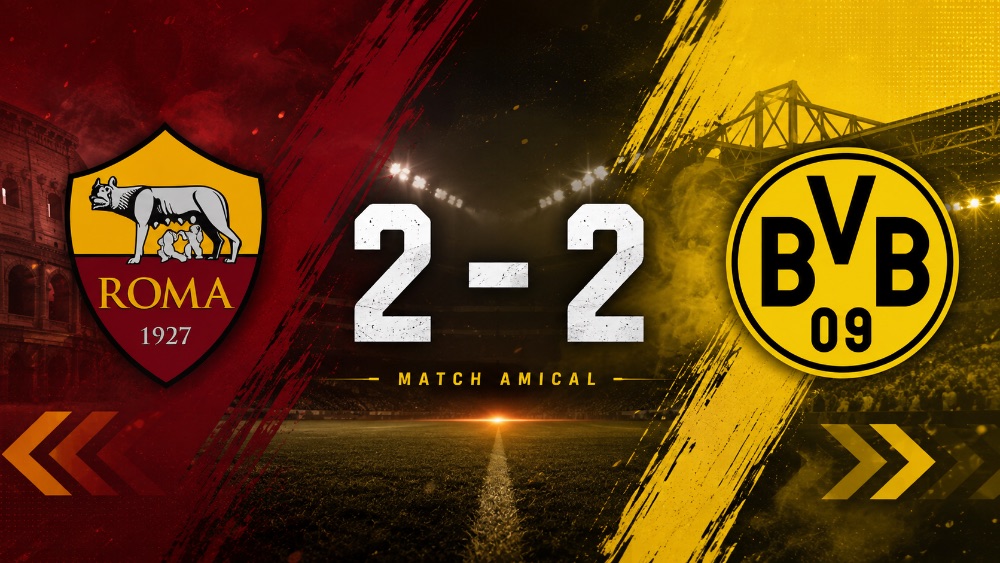 Roma-Dortmund 2-2 : une entame canon, mais des lacunes défensives à corriger
