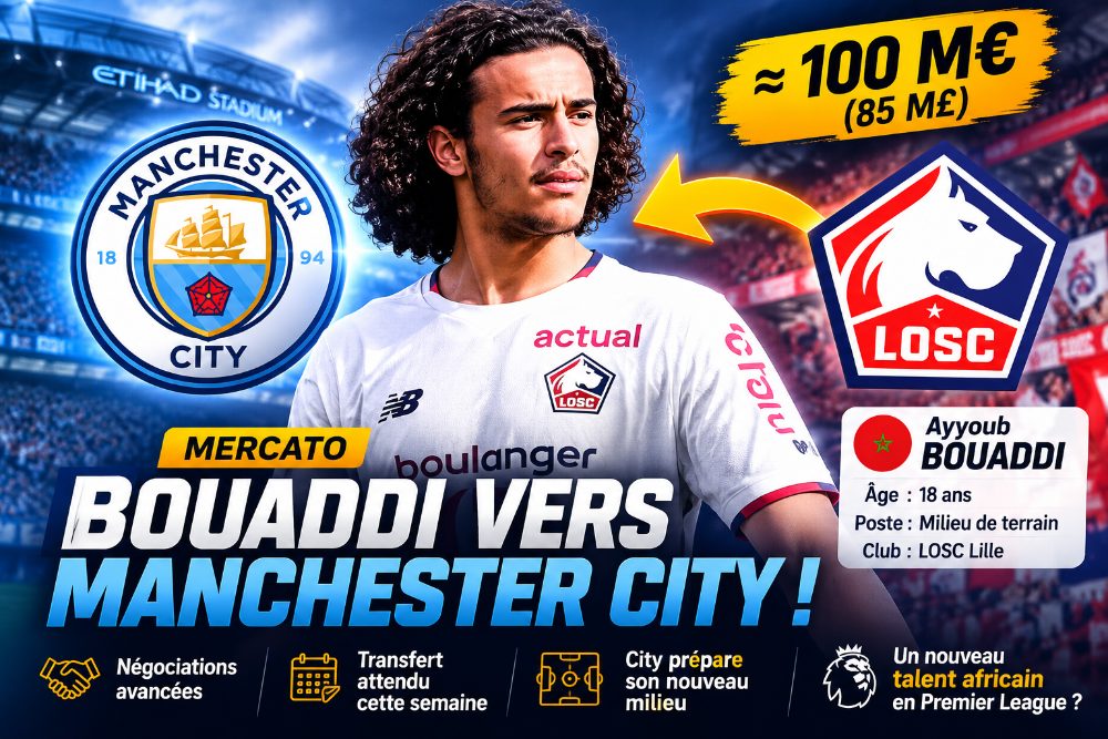 Manchester City accélère pour Ayyoub Bouaddi