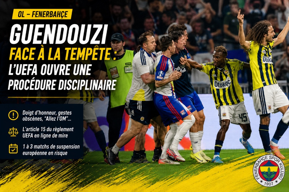 Guendouzi ne retire rien après le chaos de Lyon : le Français assume malgré la menace de l'UEFA