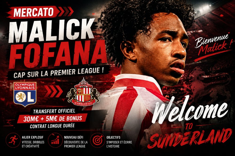 Malick Fofana choisit Sunderland au terme d'une folle bataille de mercato