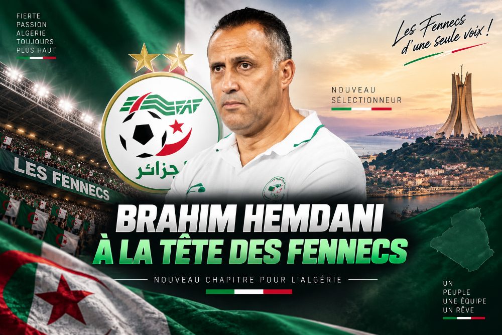 Un ancien capitaine de l'OM sur le banc des Fennecs : Brahim Hemdani nommé sélectionneur de l'Algérie