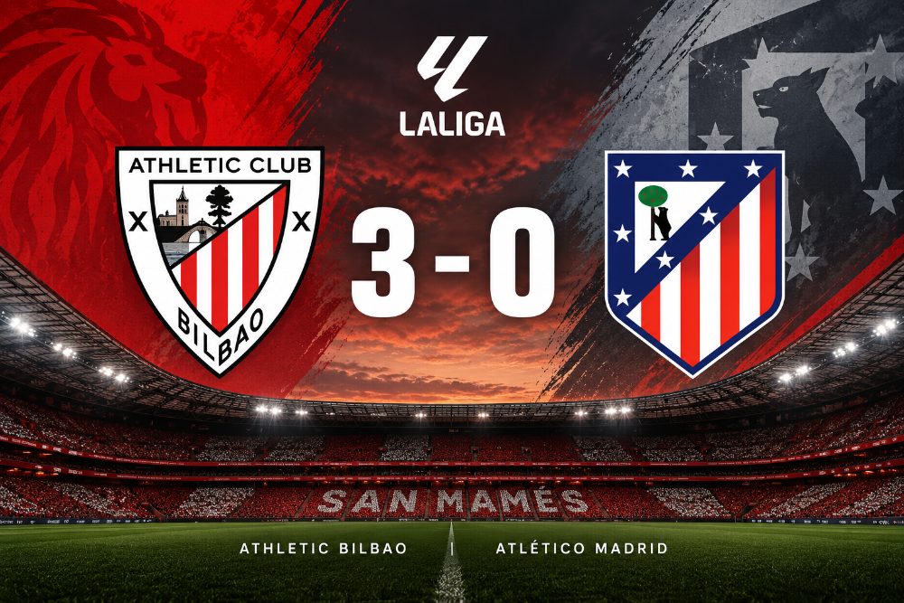 Athletic Bilbao corrects Atlético Madrid and strikes a major blow