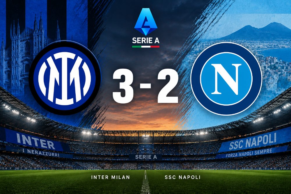 Down 2-0, Inter turn the tables on Napoli in a crazy scenario