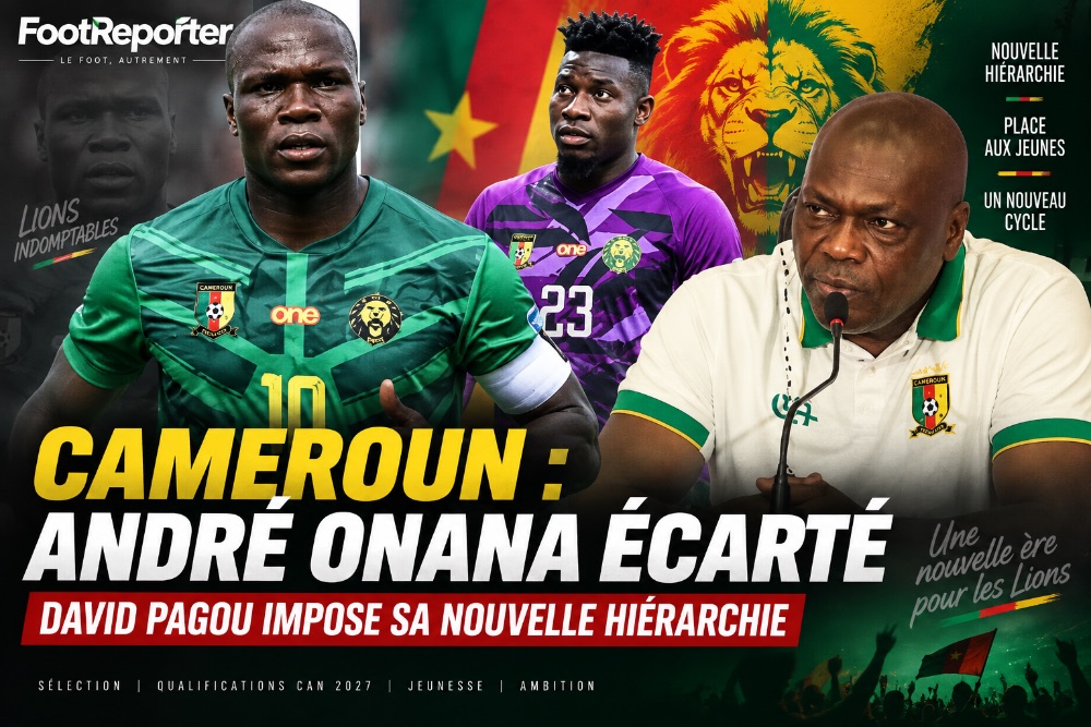 Cameroun : Onana écarté, Pagou impose sa nouvelle hiérarchie chez les Lions Indomptables