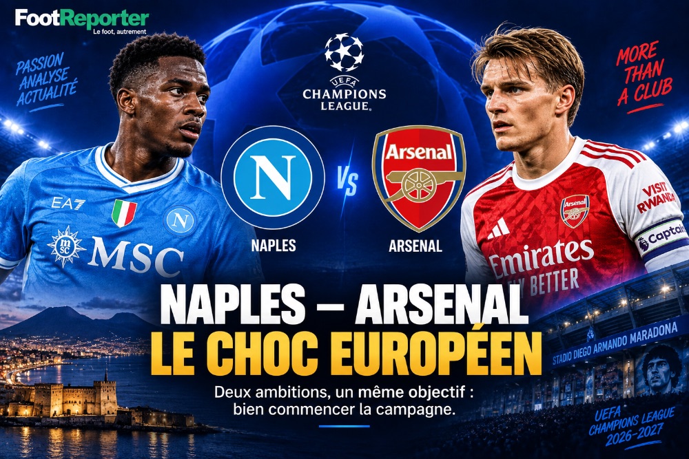 Ligue des champions : Arsenal frappe un grand coup à Naples