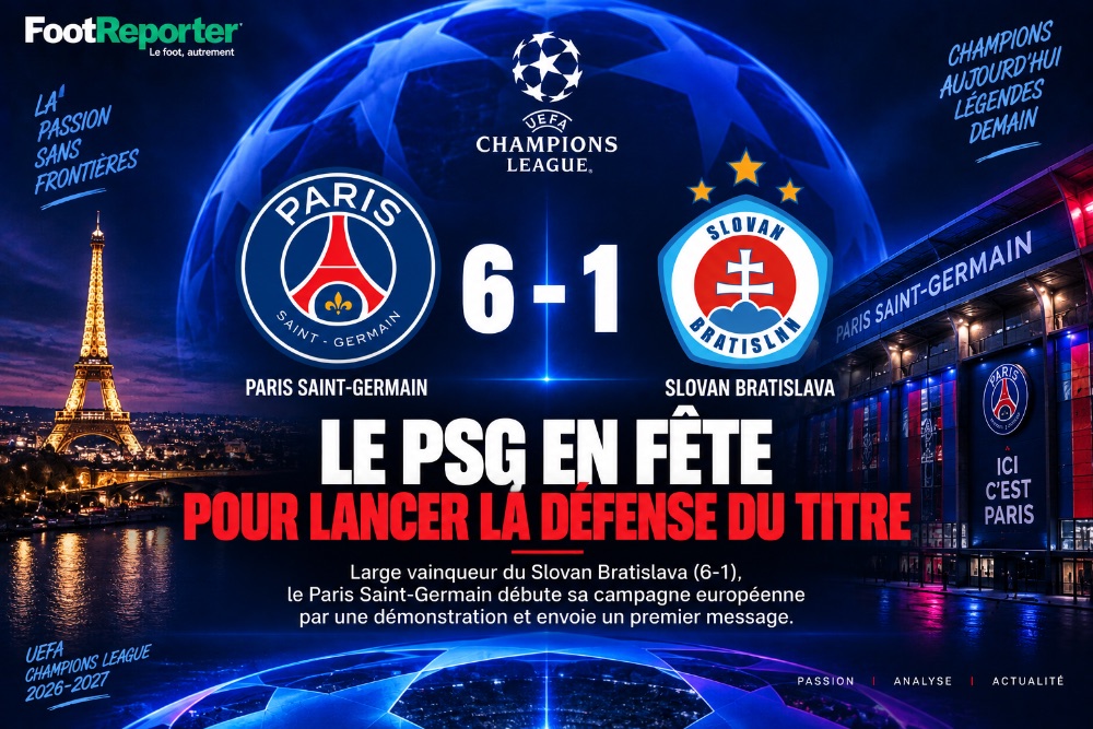 Ligue des champions : le PSG démarre la défense de son titre par une démonstration