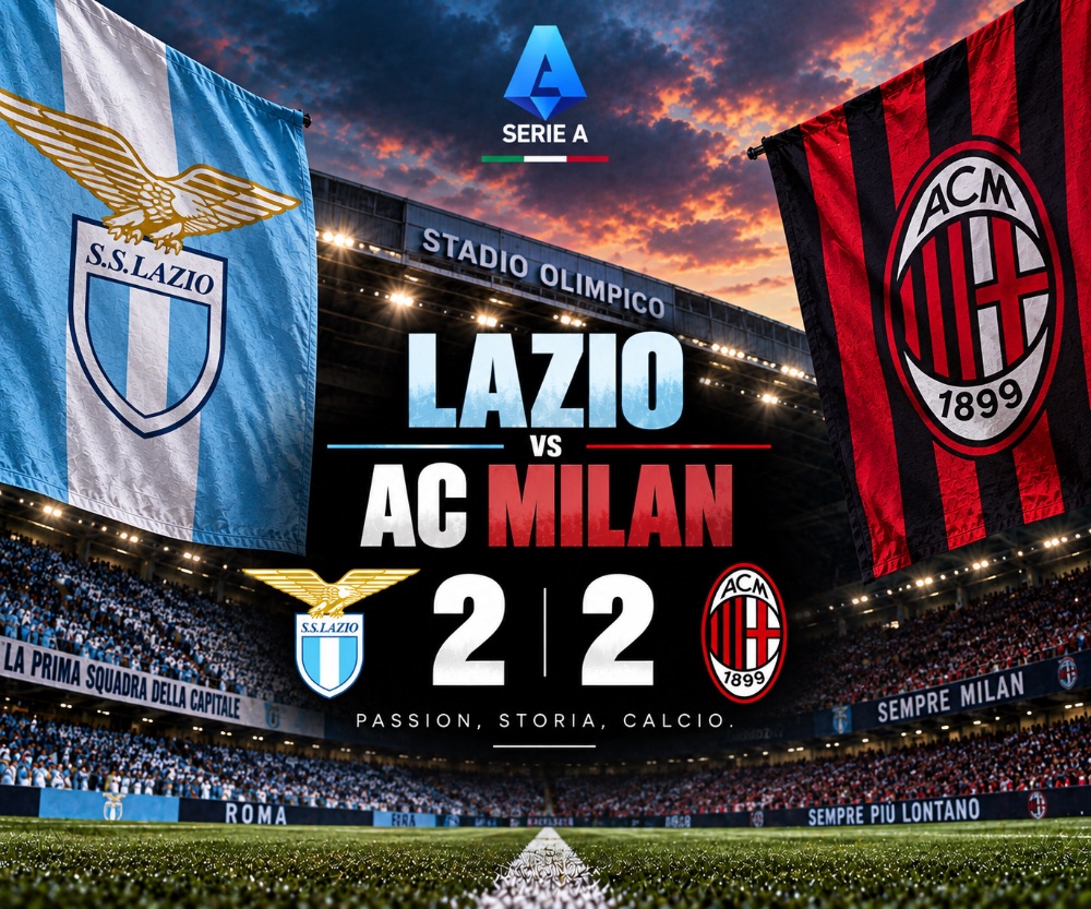 Lazio 2-2 AC Milan: Moreira turns around a match that seemed lost