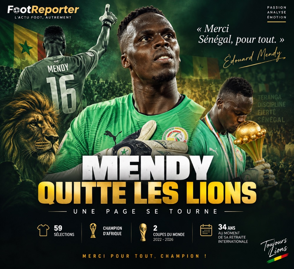 Sénégal : Edouard Mendy prend sa retraite internationale