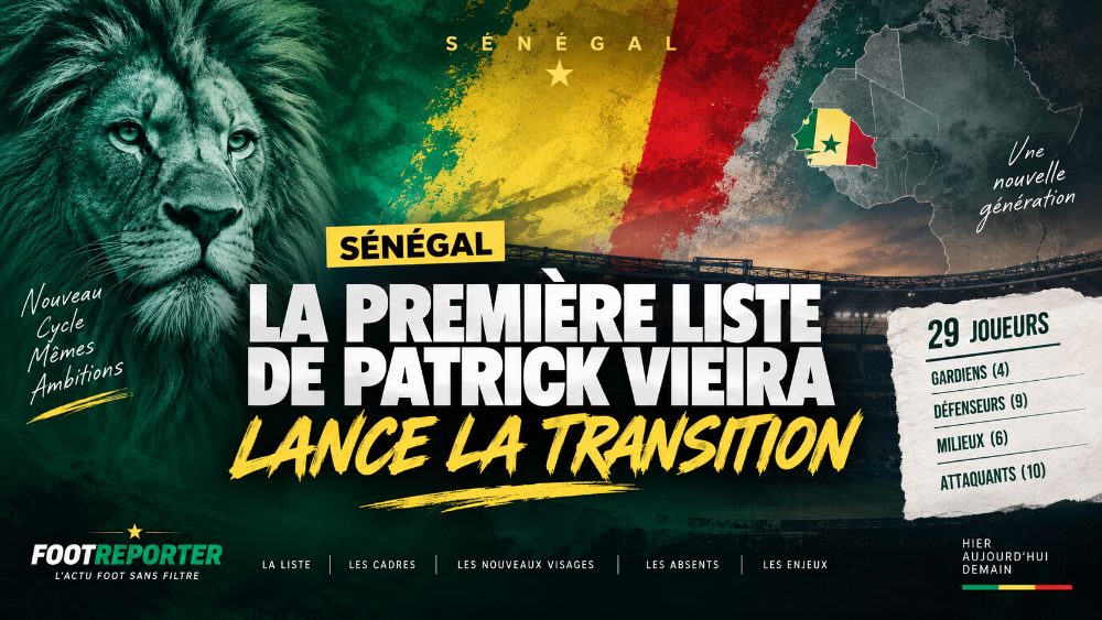 Sénégal : la première liste de Patrick Vieira dessine une transition