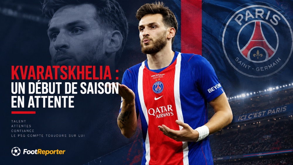 Kvaratskhelia, un début de saison en dents de scie au PSG