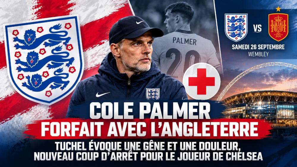 Angleterre : Palmer, le discours cash de Tuchel sur ses absences répétées