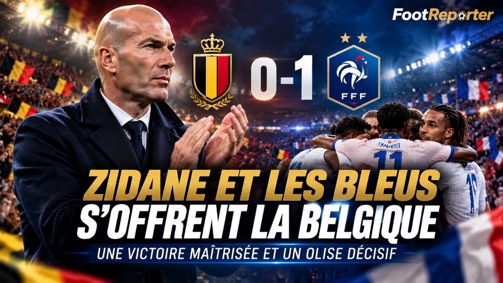 Belgique 0-1 France : Olise offre la victoire à Zidane