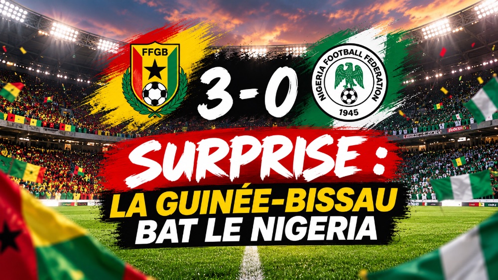 Guinée-Bissau : les Djurtus surclassent le Nigeria 3-0