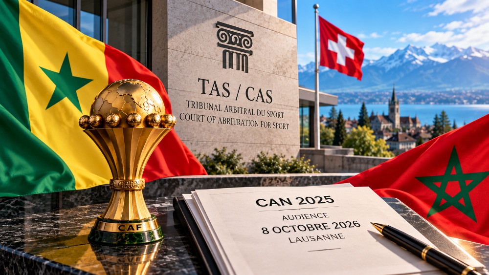 CAN 2025 : le TAS fixe son trio arbitral pour l'appel du Sénégal