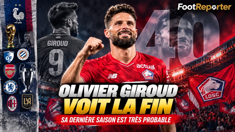 Olivier Giroud envisage sa retraite après la saison en cours