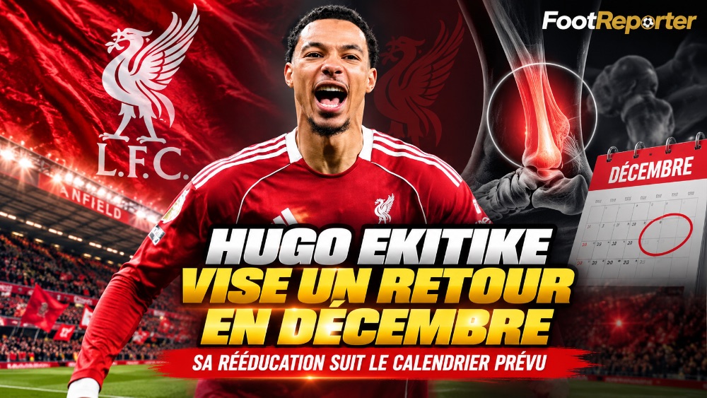 Liverpool : Hugo Ekitike vise un retour en décembre