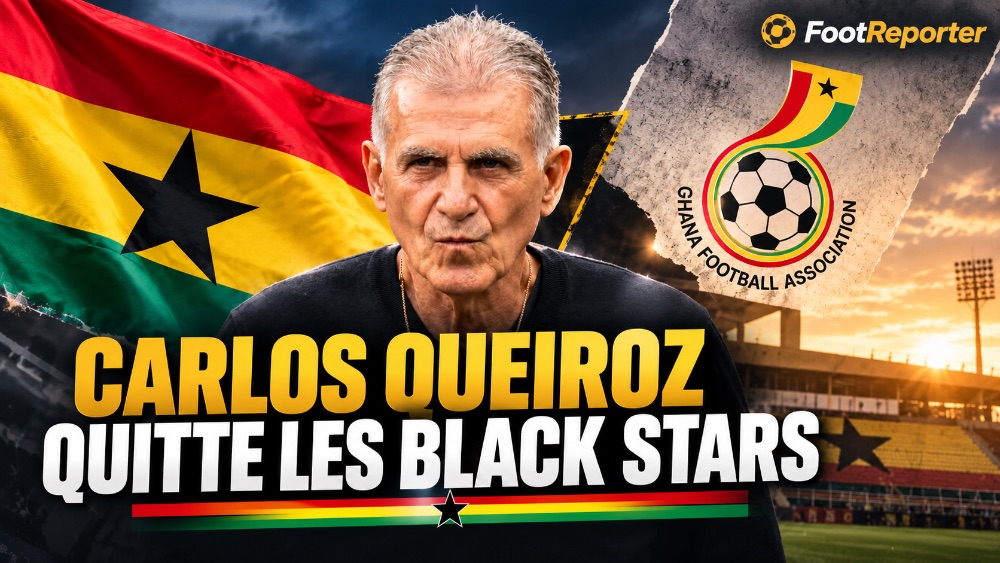 Ghana : Carlos Queiroz quitte le banc des Black Stars