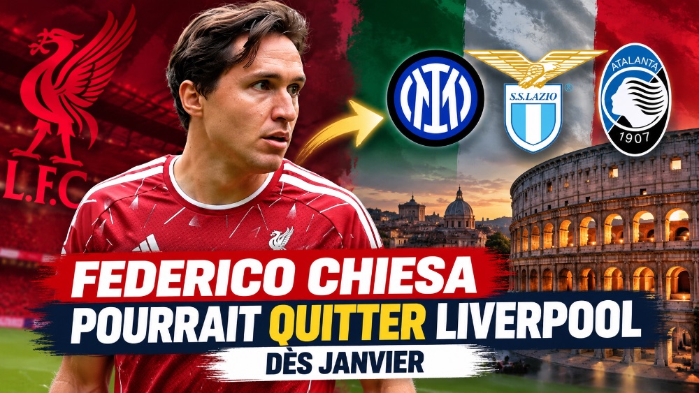 Federico Chiesa pourrait quitter Liverpool dès janvier