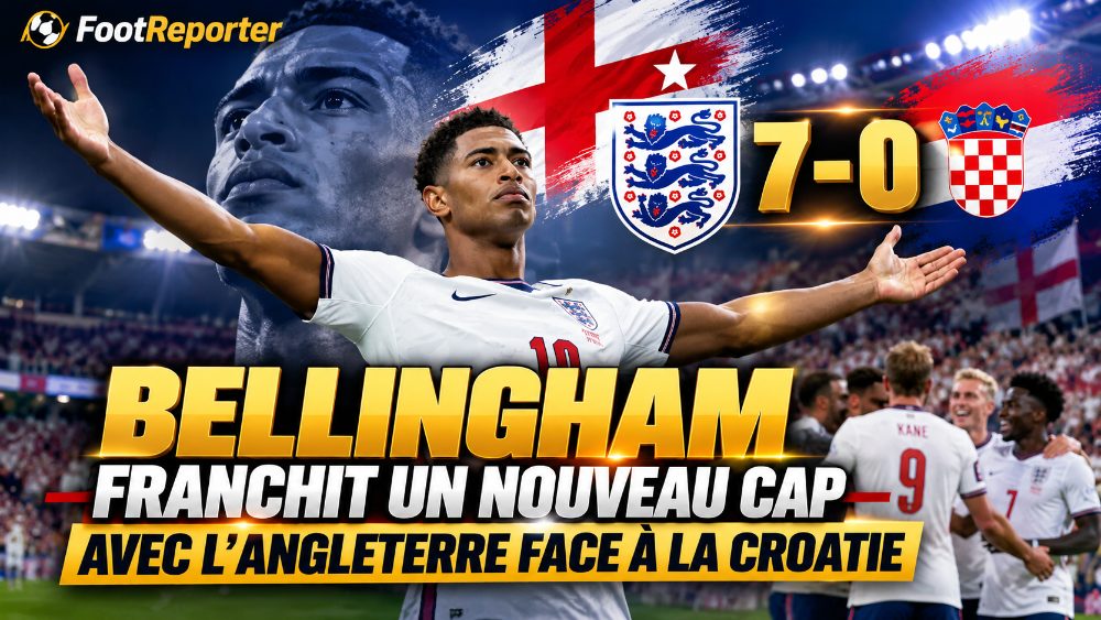 Bellingham franchit un nouveau cap avec l'Angleterre face à la Croatie