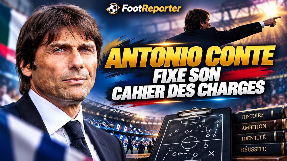 Antonio Conte vise un club à relever, où la pression règne