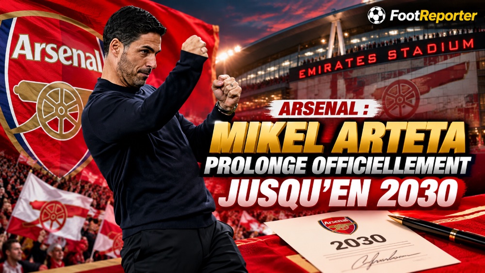 Arsenal : Mikel Arteta prolonge officiellement jusqu'en 2030