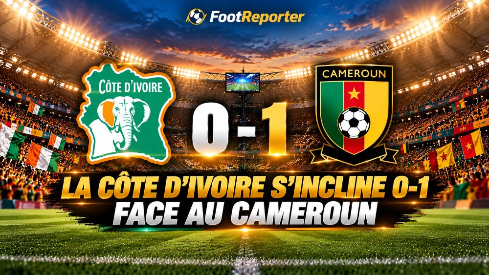 Cameroun-Côte d'Ivoire : les Lions s'imposent 0-1 grâce à Nsongo