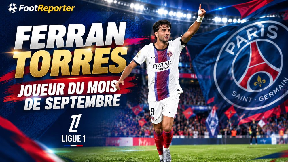 Ferran Torres élu joueur de septembre en Ligue 1