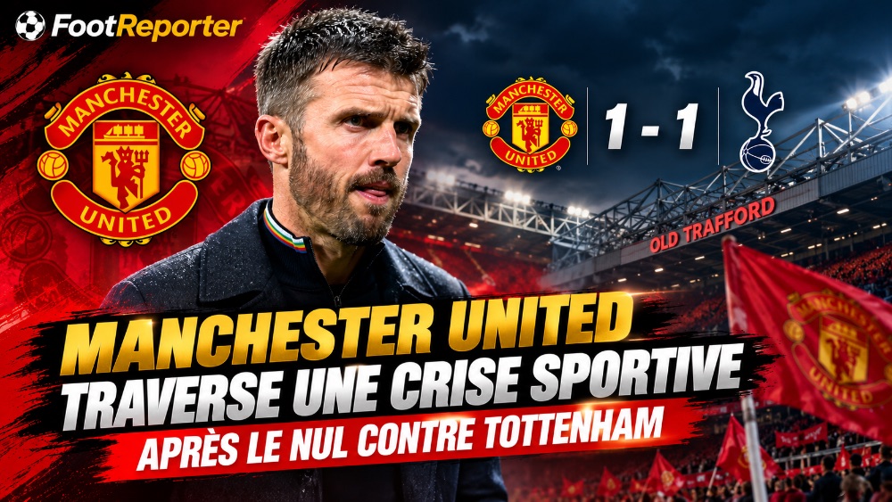 Manchester United traverse une crise sportive après le nul contre Tottenham