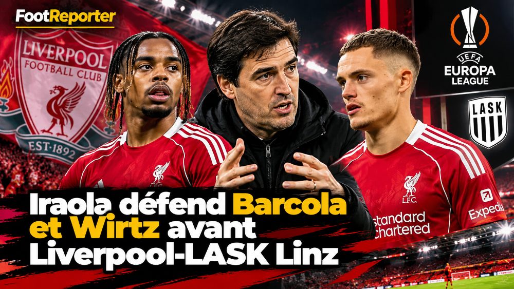 Iraola défend Barcola et Wirtz avant Liverpool-LASK Linz