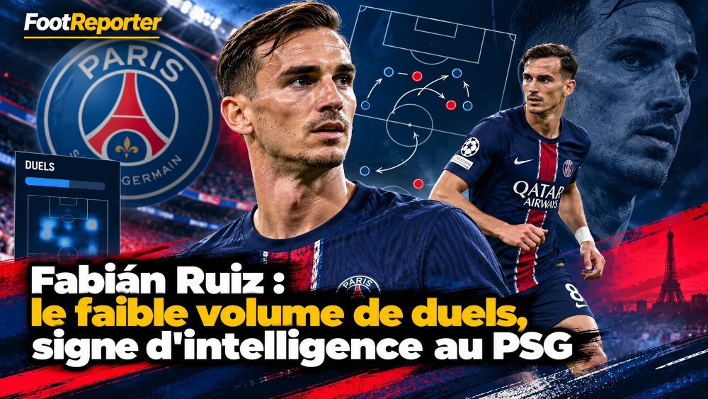 Fabián Ruiz : le faible volume de duels, signe d'intelligence au PSG