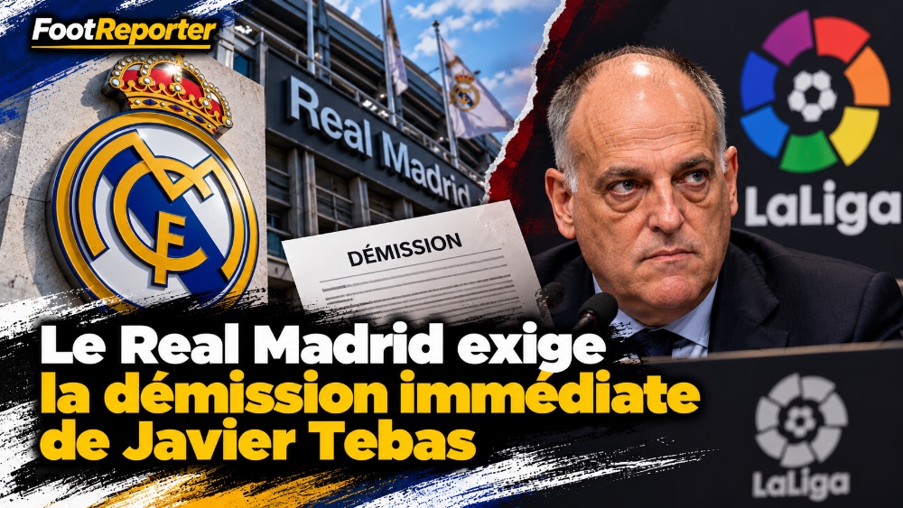 Le Real Madrid exige la démission immédiate de Javier Tebas